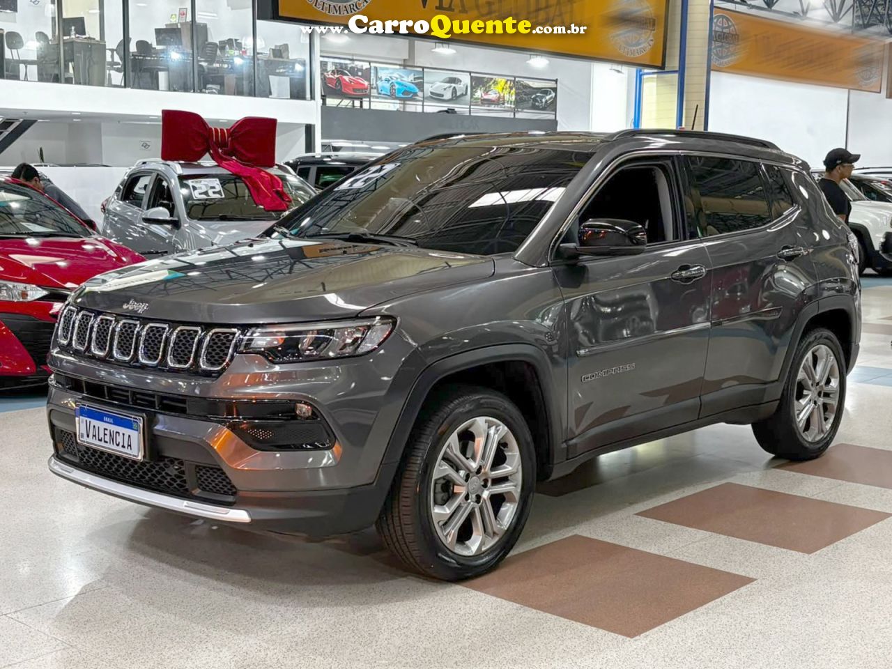 COMPASS 2022 T270 TURBO LONGITUDE AR DIGITAL + COURO 2022 - Loja
