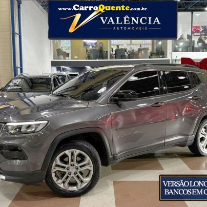 COMPASS 2022 T270 TURBO LONGITUDE AR DIGITAL + COURO 2022
