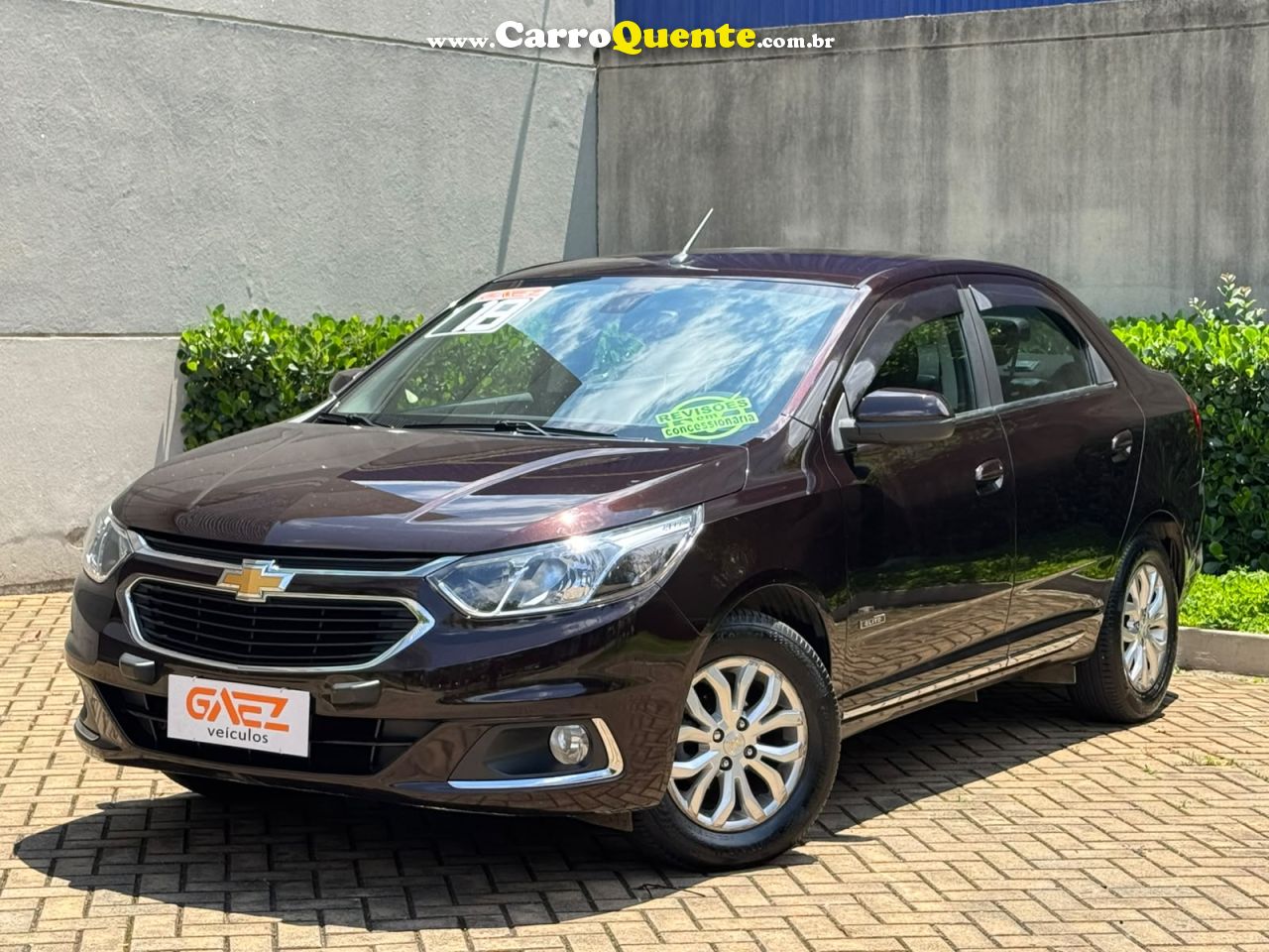 CHEVROLET COBALT 1.8 MPFI ELITE 8V 2018 - Loja