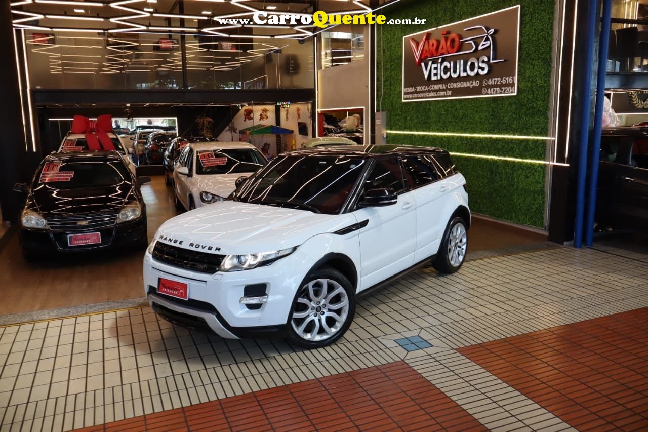 LAND ROVER RANGE ROVER EVOQUE 2.0 DYNAMIC 4WD 16V 2013 - Loja