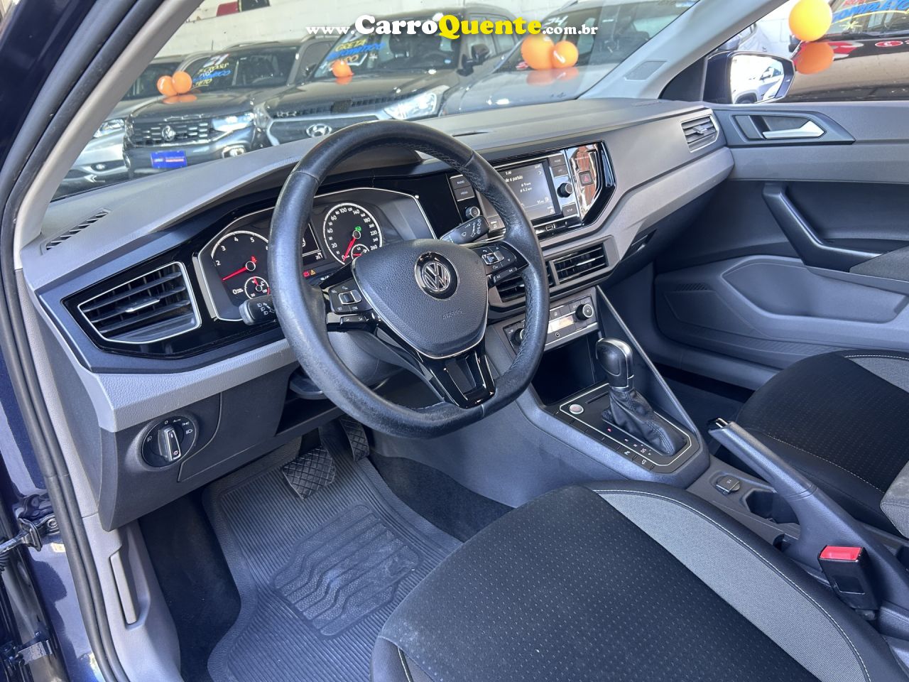 VOLKSWAGEN   POLO COMFORT. 200 TSI 1.0 FLEX 12V AUT.   AZUL 2020 1.0 FLEX - Loja