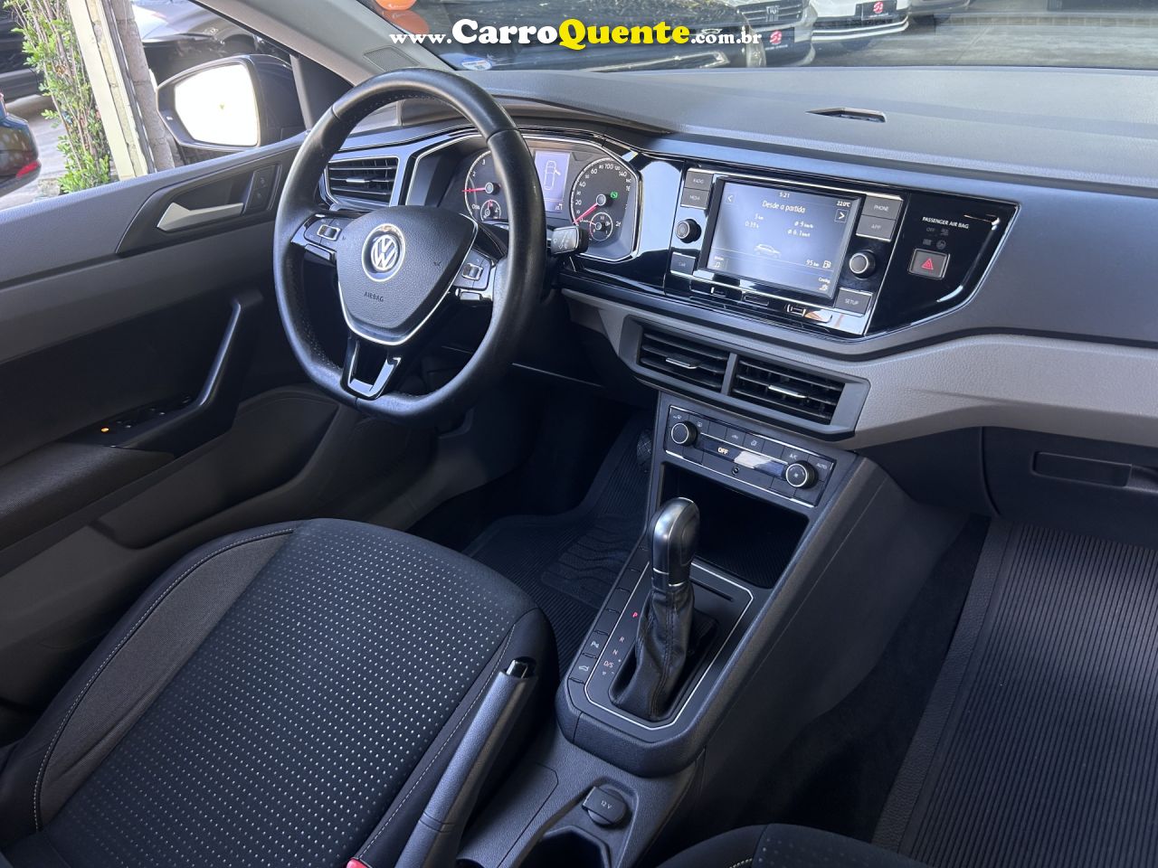 VOLKSWAGEN   POLO COMFORT. 200 TSI 1.0 FLEX 12V AUT.   AZUL 2020 1.0 FLEX - Loja