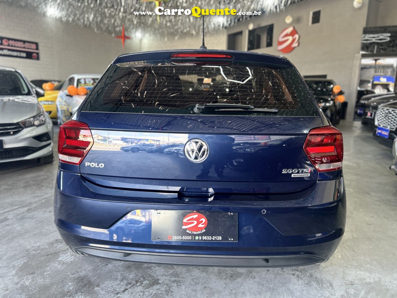 VOLKSWAGEN   POLO COMFORT. 200 TSI 1.0 FLEX 12V AUT.   AZUL 2020 1.0 FLEX - Loja