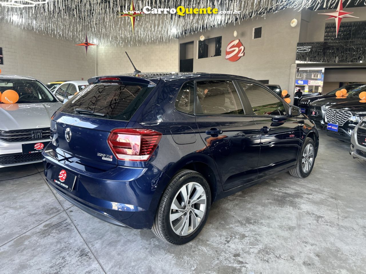 VOLKSWAGEN   POLO COMFORT. 200 TSI 1.0 FLEX 12V AUT.   AZUL 2020 1.0 FLEX - Loja