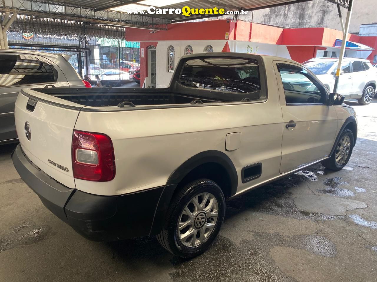 VOLKSWAGEN   SAVEIRO 1.6 MI 1.6 MI TOTAL FLEX 8V   BRANCO 2013 1.6 FLEX - Loja