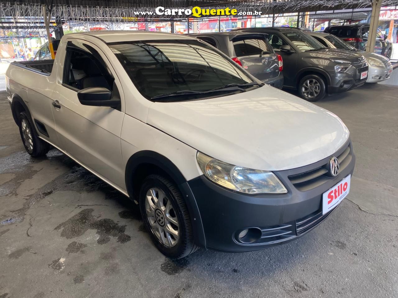 VOLKSWAGEN   SAVEIRO 1.6 MI 1.6 MI TOTAL FLEX 8V   BRANCO 2013 1.6 FLEX - Loja