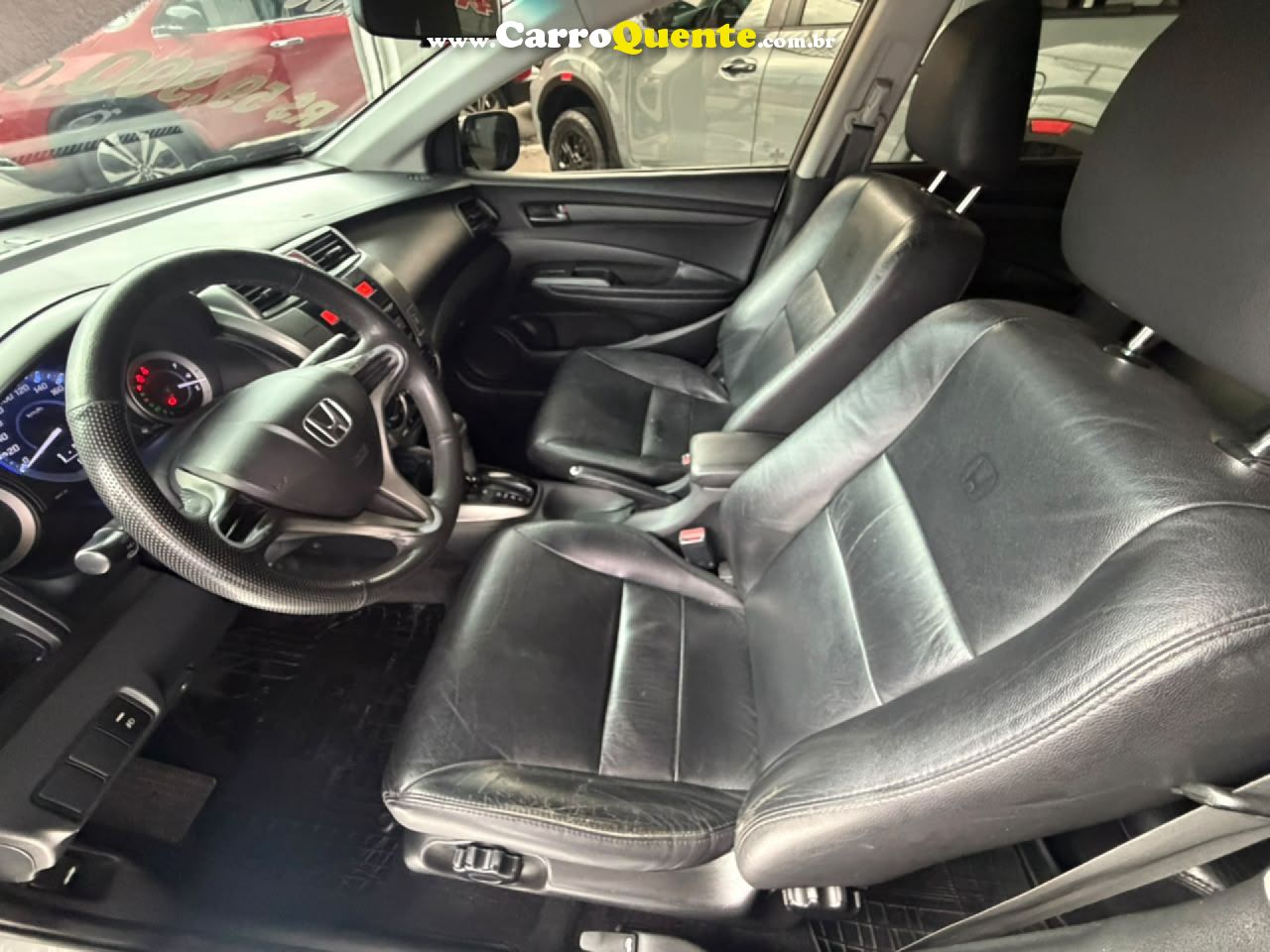 HONDA   CITY SEDAN LX 1.5 FLEX 16V 4P AUT.   CINZA 2013 1.5 FLEX - Loja