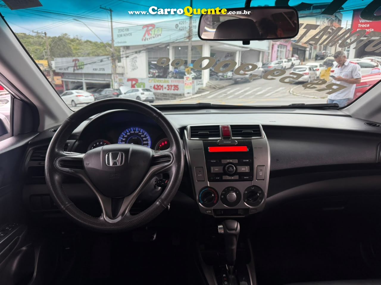 HONDA   CITY SEDAN LX 1.5 FLEX 16V 4P AUT.   CINZA 2013 1.5 FLEX - Loja