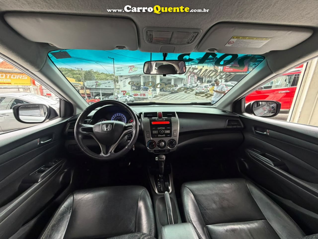 HONDA   CITY SEDAN LX 1.5 FLEX 16V 4P AUT.   CINZA 2013 1.5 FLEX - Loja
