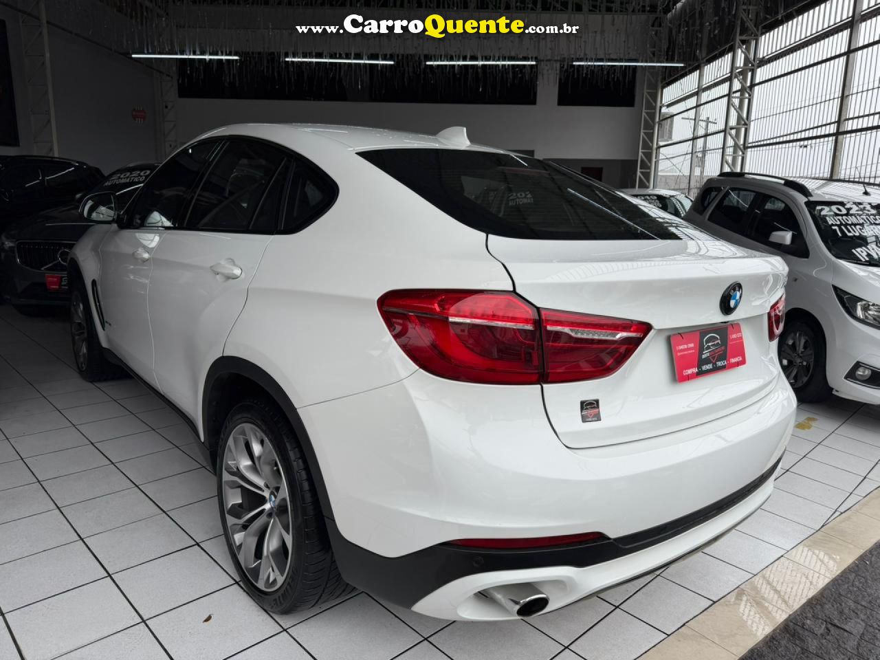 BMW   X6 XDRIVE 35I 3.0 306CV BI-TURBO   BRANCO 2016 3.0 GASOLINA - Loja