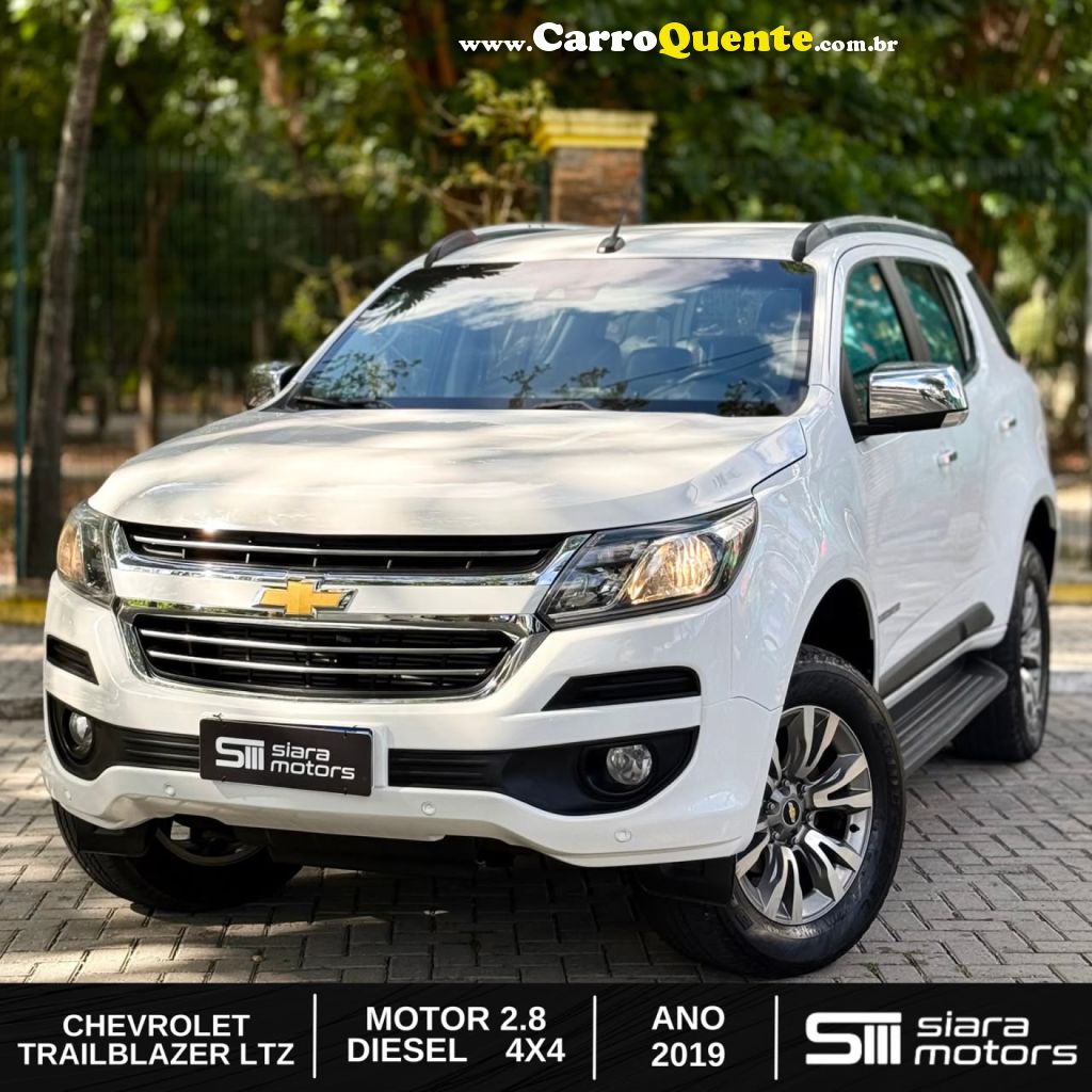 CHEVROLET   TRAILBLAZER LTZ 2.8 CTDI DIESEL AUT.   BRANCO 2019 2.8 DIESEL - Loja