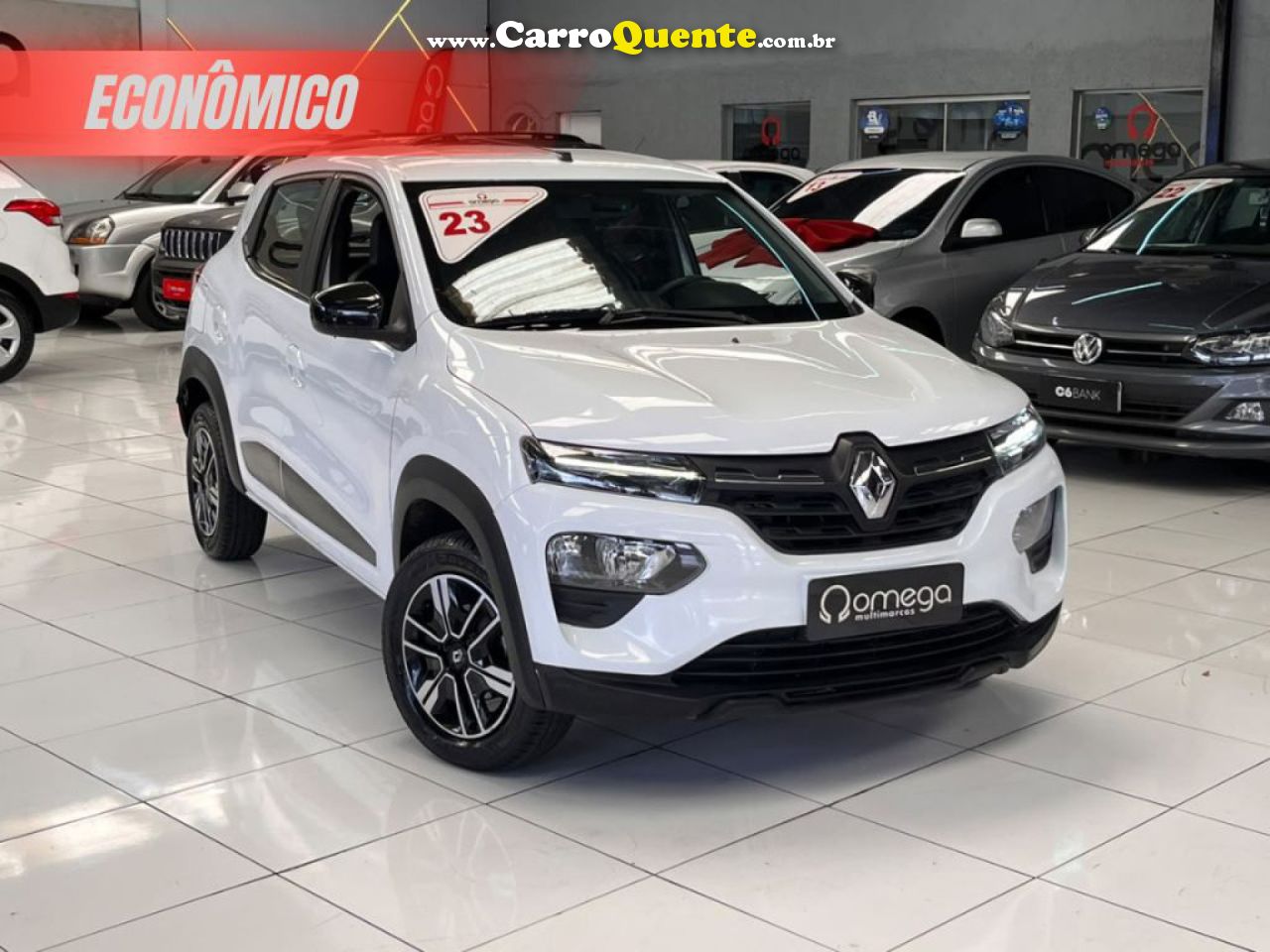 RENAULT   KWID INTENSE 1.0 FLEX 12V 5P MEC.   BRANCO 2023 1.0 FLEX - Loja