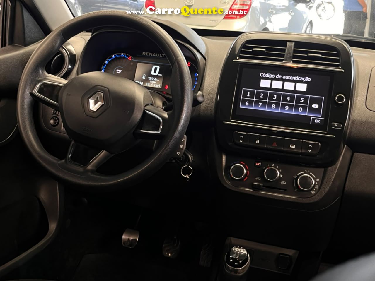 RENAULT   KWID INTENSE 1.0 FLEX 12V 5P MEC.   BRANCO 2023 1.0 FLEX - Loja