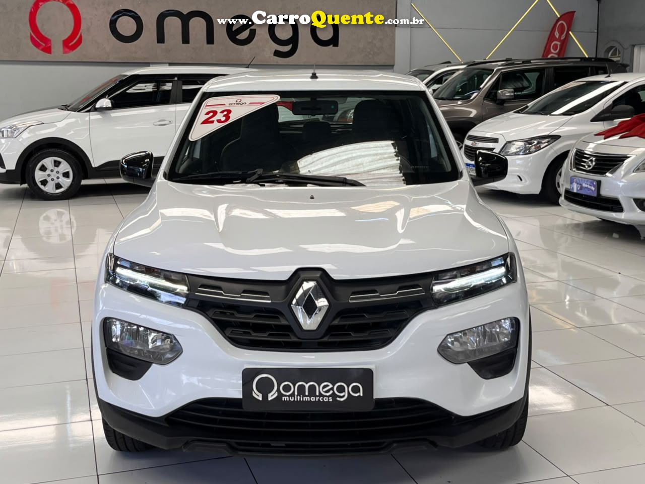 RENAULT   KWID INTENSE 1.0 FLEX 12V 5P MEC.   BRANCO 2023 1.0 FLEX - Loja