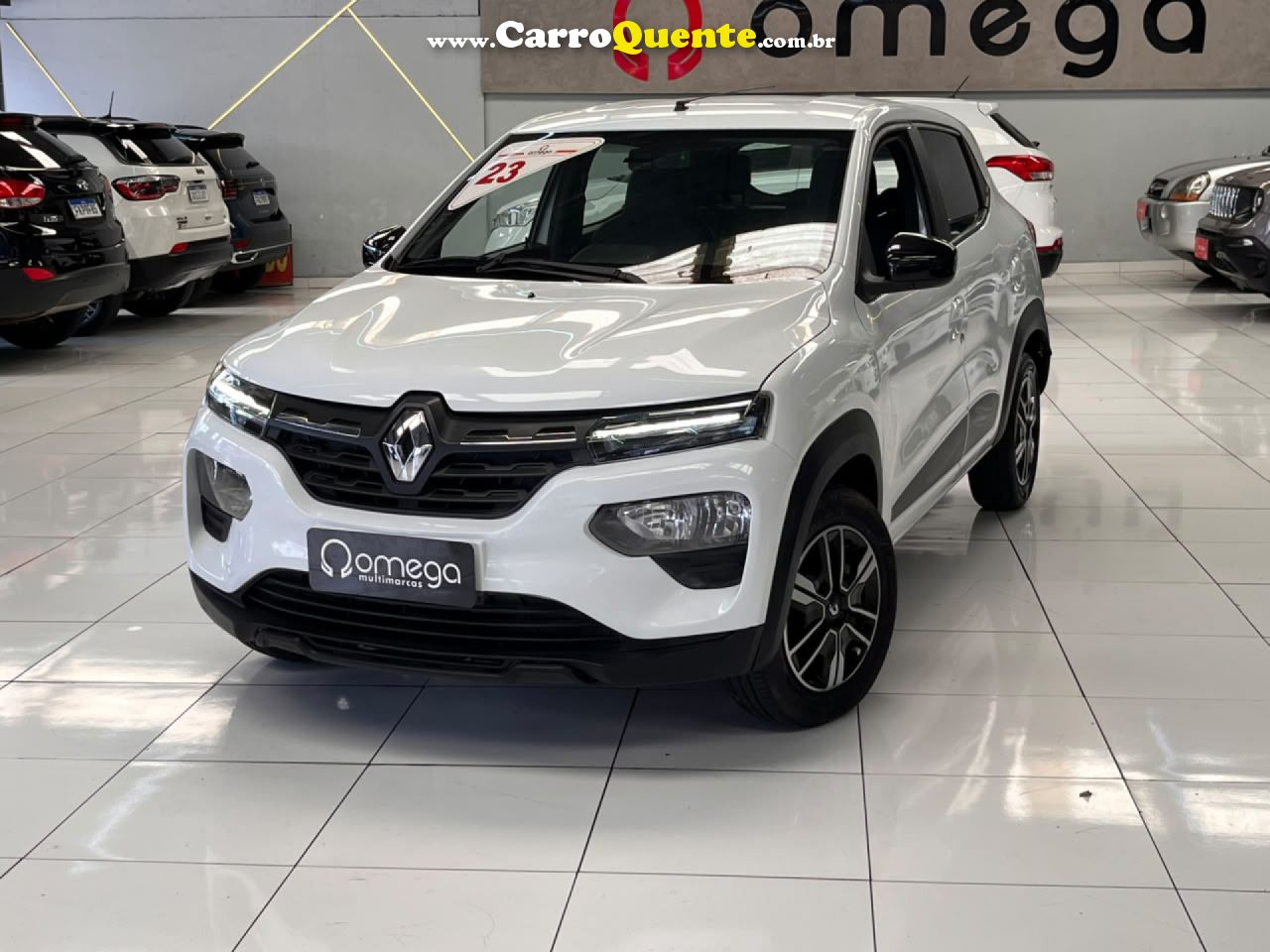 RENAULT   KWID INTENSE 1.0 FLEX 12V 5P MEC.   BRANCO 2023 1.0 FLEX - Loja