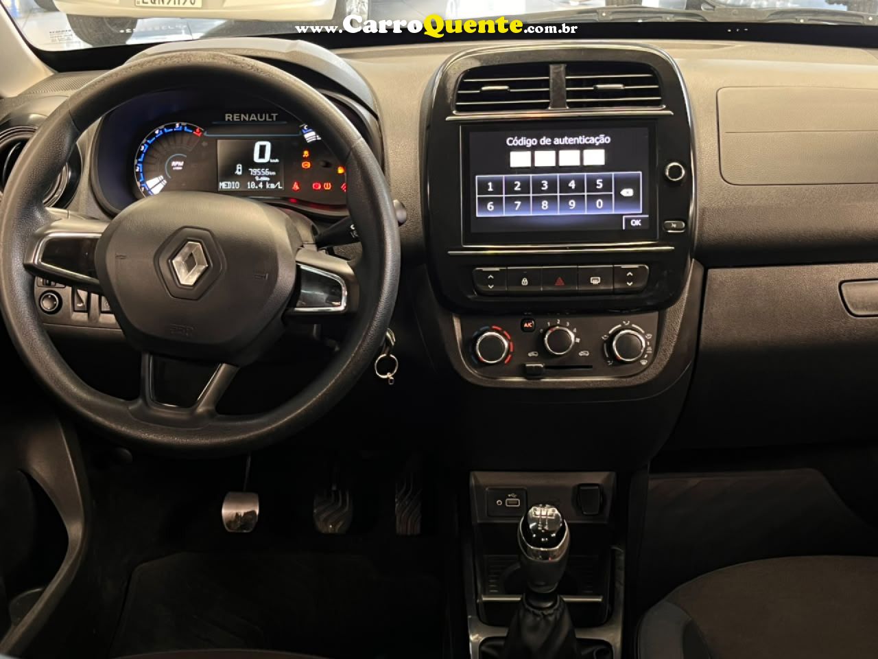 RENAULT   KWID INTENSE 1.0 FLEX 12V 5P MEC.   BRANCO 2023 1.0 FLEX - Loja