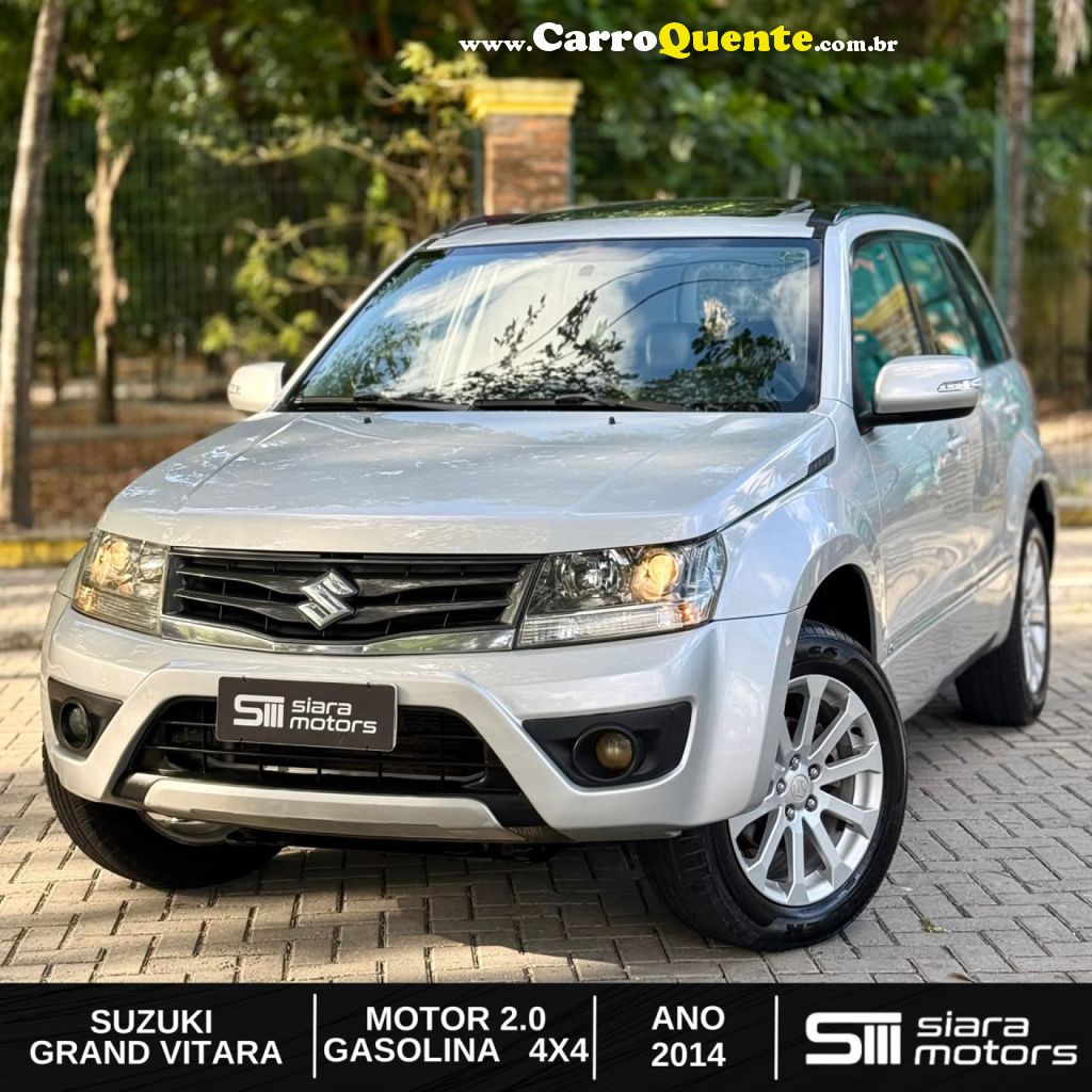 SUZUKI   GRAND VITARA L.EDI. 2.0 16V 4X24X4 AUT.   PRATA 2014 2.0 GASOLINA - Loja