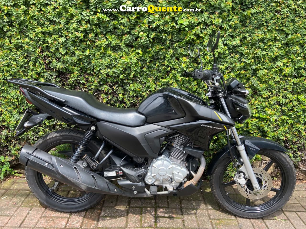 YAMAHA    YBR FACTOR 150    PRETO 2025 150 GASOLINA - Loja