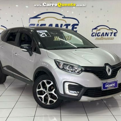 RENAULT   CAPTUR INTENSE 1.6 16V FLEX 5P AUT.   PRATA 2021 1.6 FLEX