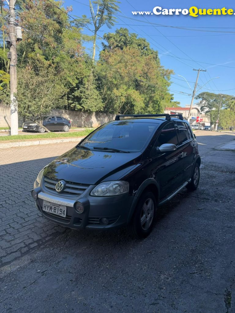 VOLKSWAGEN   CROSSFOX 1.6 MI TOTAL FLEX 8V 5P   PRETO 2008 1.6 FLEX - Loja