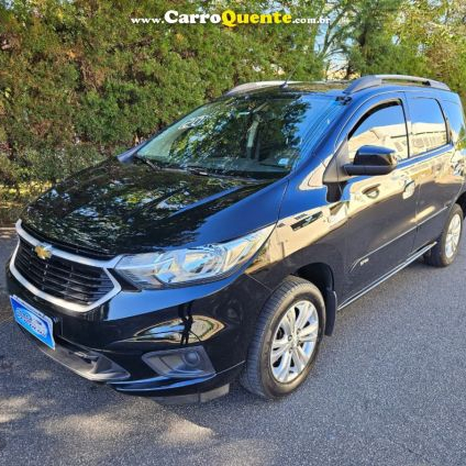 CHEVROLET   SPIN LT 1.8 8V ECONO.FLEX 5P AUT.   PRETO 2020 1.8 FLEX