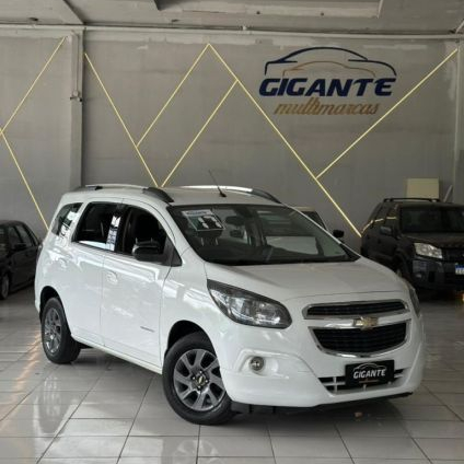 CHEVROLET   SPIN ADVANTAGE 1.8 8V ECONO.FLEX 5P AUT.   BRANCO 2017 1.8 FLEX