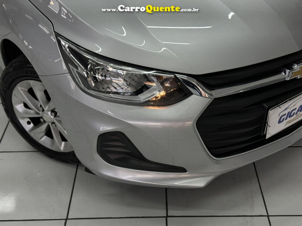 CHEVROLET   ONIX HATCH 1.0 12V FLEX 5P MEC.   PRATA 2023 1.0 FLEX - Loja