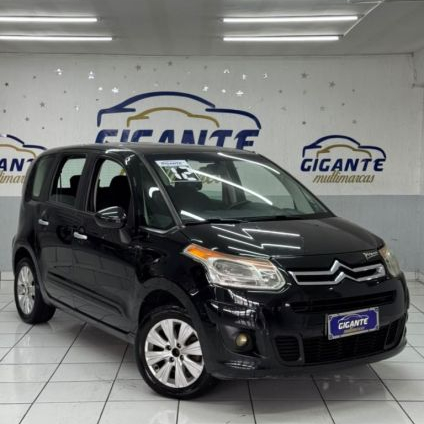 CITROËN   C3 PICASSO GLX 1.6 FLEX 16V 5P MEC.   PRETO 2012 1.6 FLEX