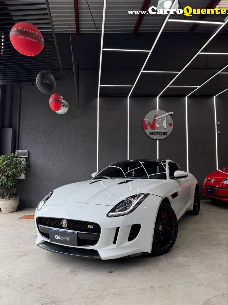 JAGUAR   F-TYPE SUPERCHARGED COUPE 3.0 V6   BRANCO 2016 3.0 GASOLINA - Loja