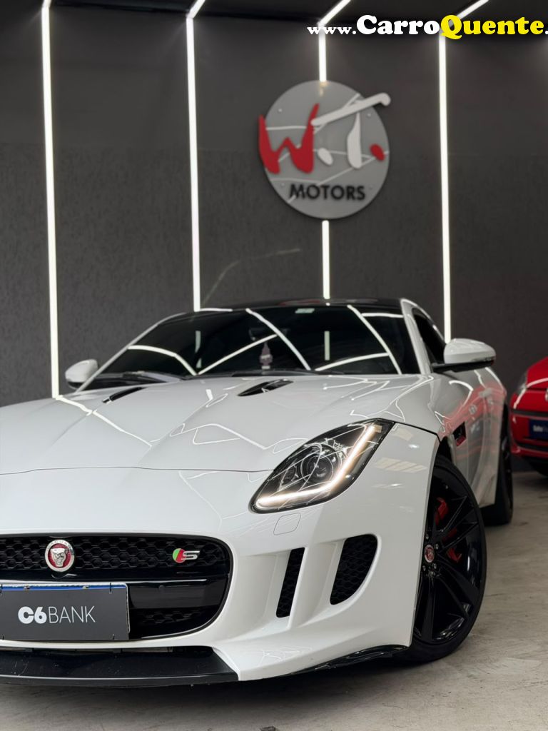 JAGUAR   F-TYPE SUPERCHARGED COUPE 3.0 V6   BRANCO 2016 3.0 GASOLINA - Loja