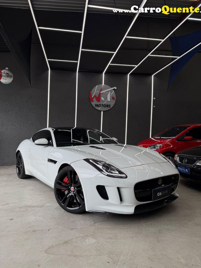 JAGUAR   F-TYPE SUPERCHARGED COUPE 3.0 V6   BRANCO 2016 3.0 GASOLINA - Loja
