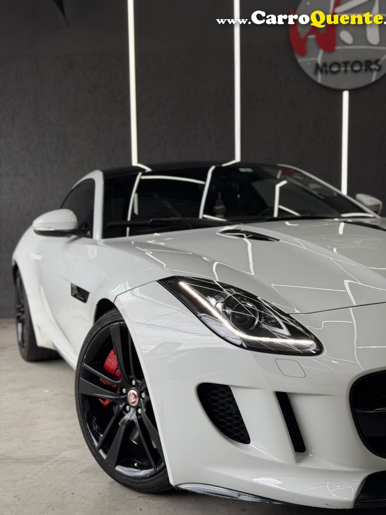 JAGUAR   F-TYPE SUPERCHARGED COUPE 3.0 V6   BRANCO 2016 3.0 GASOLINA - Loja