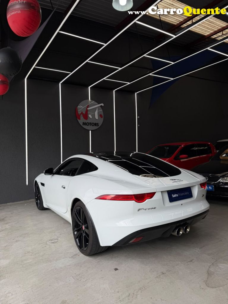 JAGUAR   F-TYPE SUPERCHARGED COUPE 3.0 V6   BRANCO 2016 3.0 GASOLINA - Loja