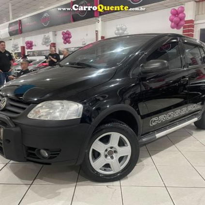 VOLKSWAGEN   CROSSFOX 1.6 MI TOTAL FLEX 8V 5P   PRETO 2006 1.6 FLEX