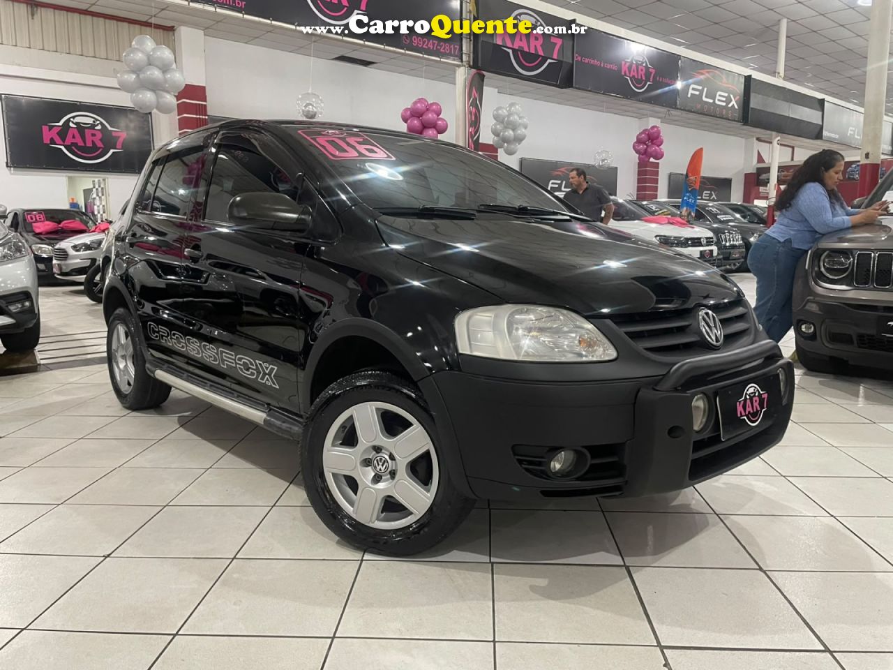 VOLKSWAGEN   CROSSFOX 1.6 MI TOTAL FLEX 8V 5P   PRETO 2006 1.6 FLEX - Loja