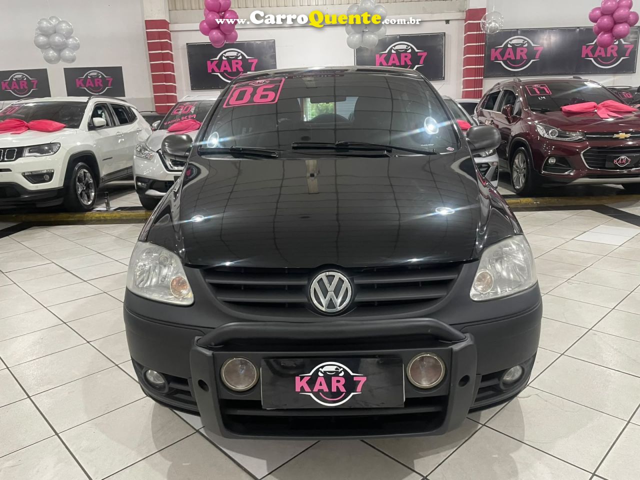 VOLKSWAGEN   CROSSFOX 1.6 MI TOTAL FLEX 8V 5P   PRETO 2006 1.6 FLEX - Loja