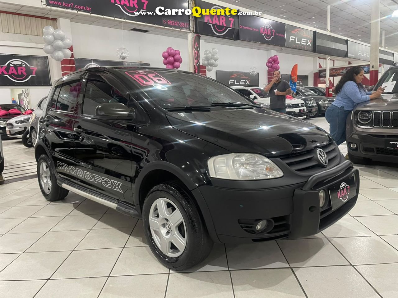 VOLKSWAGEN   CROSSFOX 1.6 MI TOTAL FLEX 8V 5P   PRETO 2006 1.6 FLEX - Loja