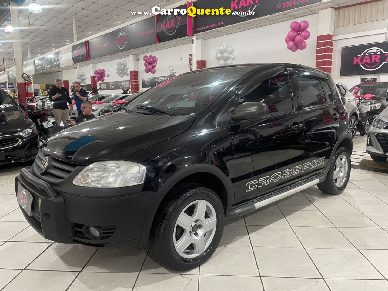 VOLKSWAGEN   CROSSFOX 1.6 MI TOTAL FLEX 8V 5P   PRETO 2006 1.6 FLEX - Loja
