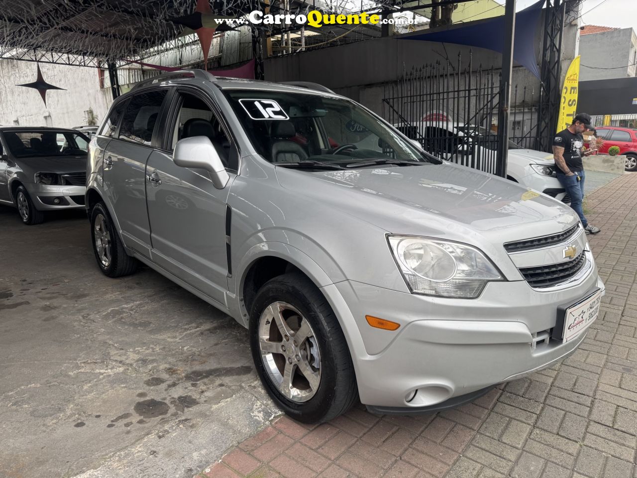CHEVROLET   CAPTIVA SPORT AWD 3.0 V6 24V 268CV   PRATA 2012 3.0 GASOLINA - Loja