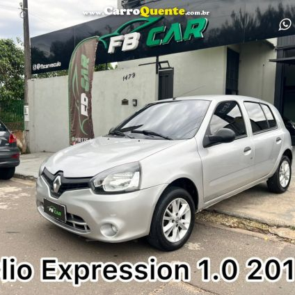RENAULT   CLIO RNALIZÉEXPR.1.0 HI-POWER 16V 5P   PRATA 2015 1.0 FLEX