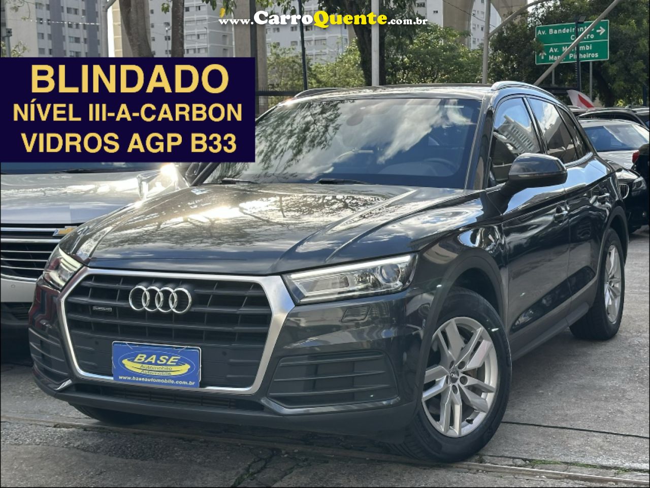 AUDI   Q5 PRESTIGE 2.0 TFSI QUATTRO S TRONIC   CINZA 2019 2.0 GASOLINA - Loja
