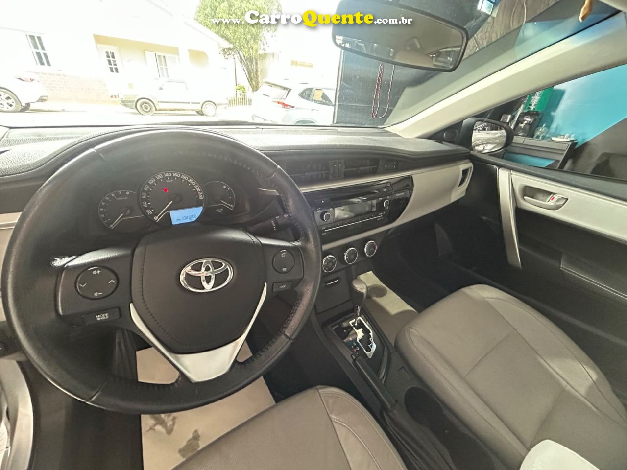 TOYOTA   COROLLA GLI 1.8 FLEX 16V  AUT.   PRATA 2017 1.8 FLEX - Loja