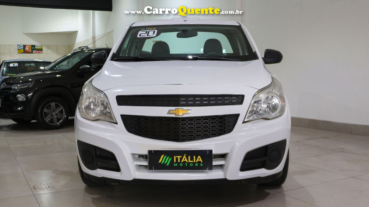 CHEVROLET   MONTANA LS 1.4 ECONOFLEX 8V 2P   BRANCO 2020 1.4 GASOLINA - Loja