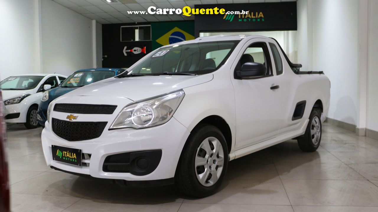 CHEVROLET   MONTANA LS 1.4 ECONOFLEX 8V 2P   BRANCO 2020 1.4 GASOLINA - Loja