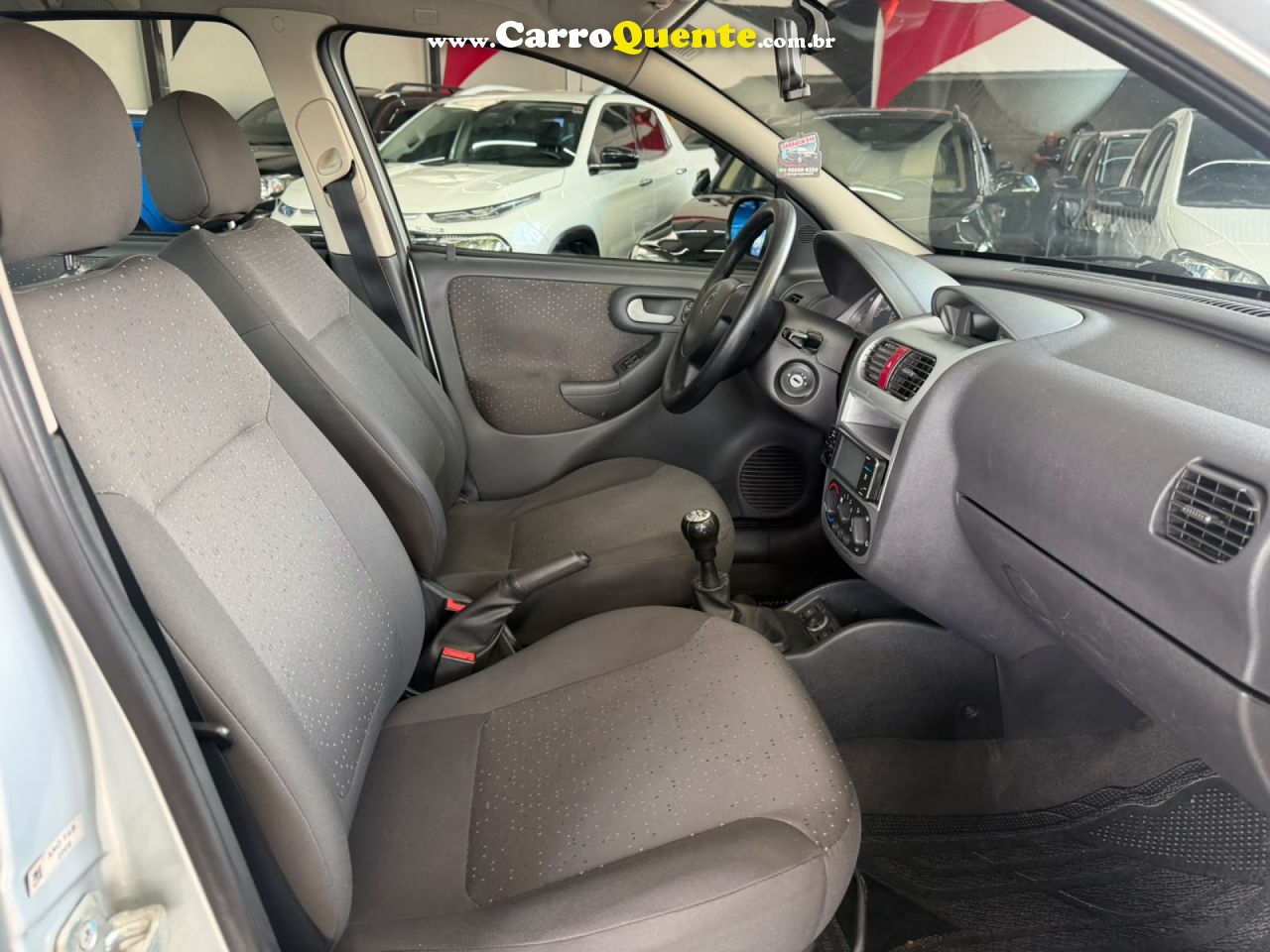 CHEVROLET   CORSA SED. PREMIUM 1.4 8V ECONOFLEX 4P   PRATA 2009 1.4 GASOLINA - Loja