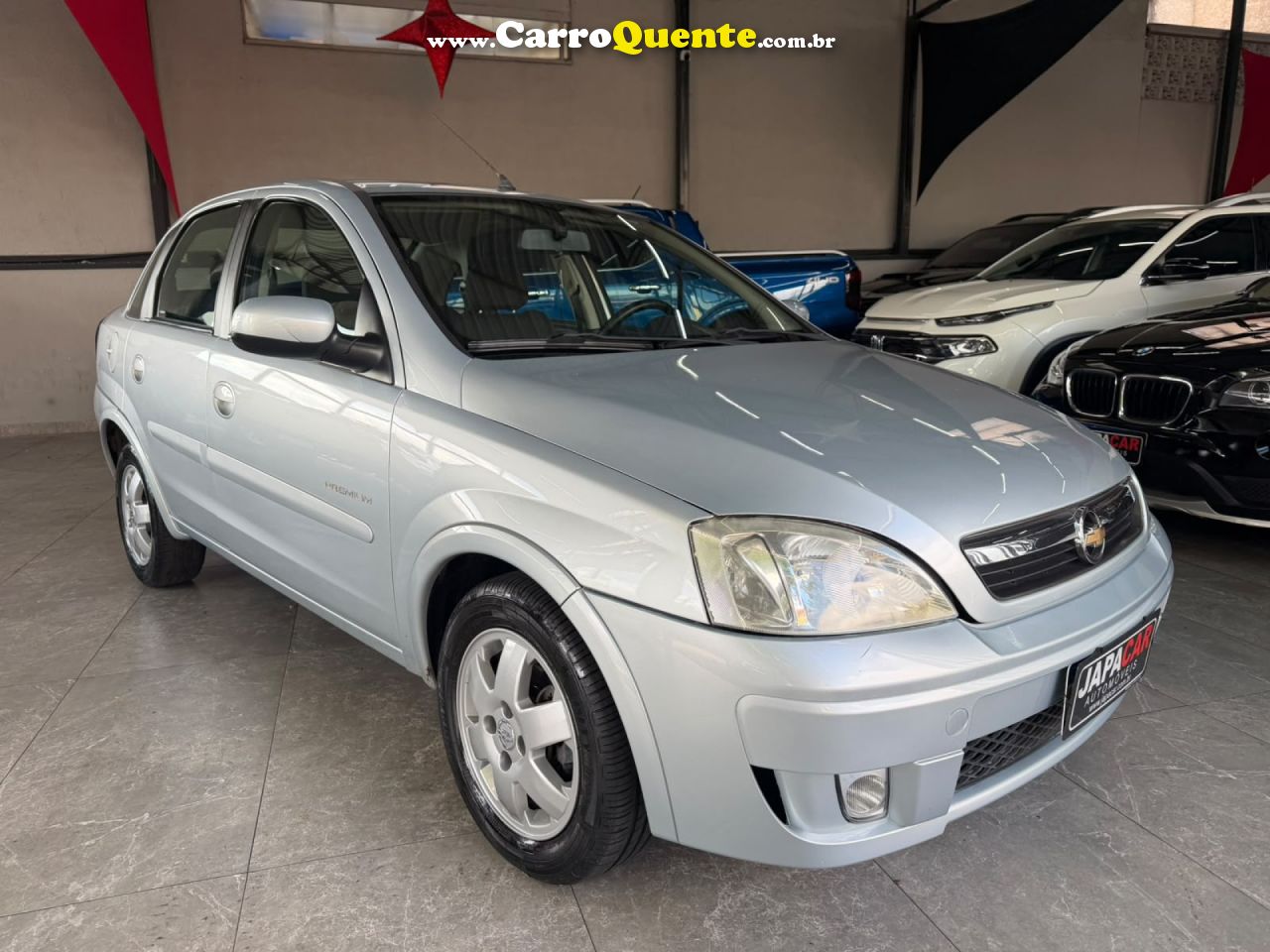 CHEVROLET   CORSA SED. PREMIUM 1.4 8V ECONOFLEX 4P   PRATA 2009 1.4 GASOLINA - Loja