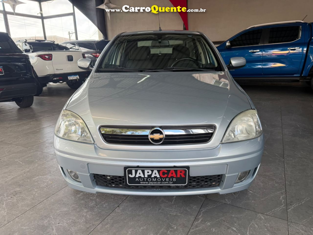 CHEVROLET   CORSA SED. PREMIUM 1.4 8V ECONOFLEX 4P   PRATA 2009 1.4 GASOLINA - Loja