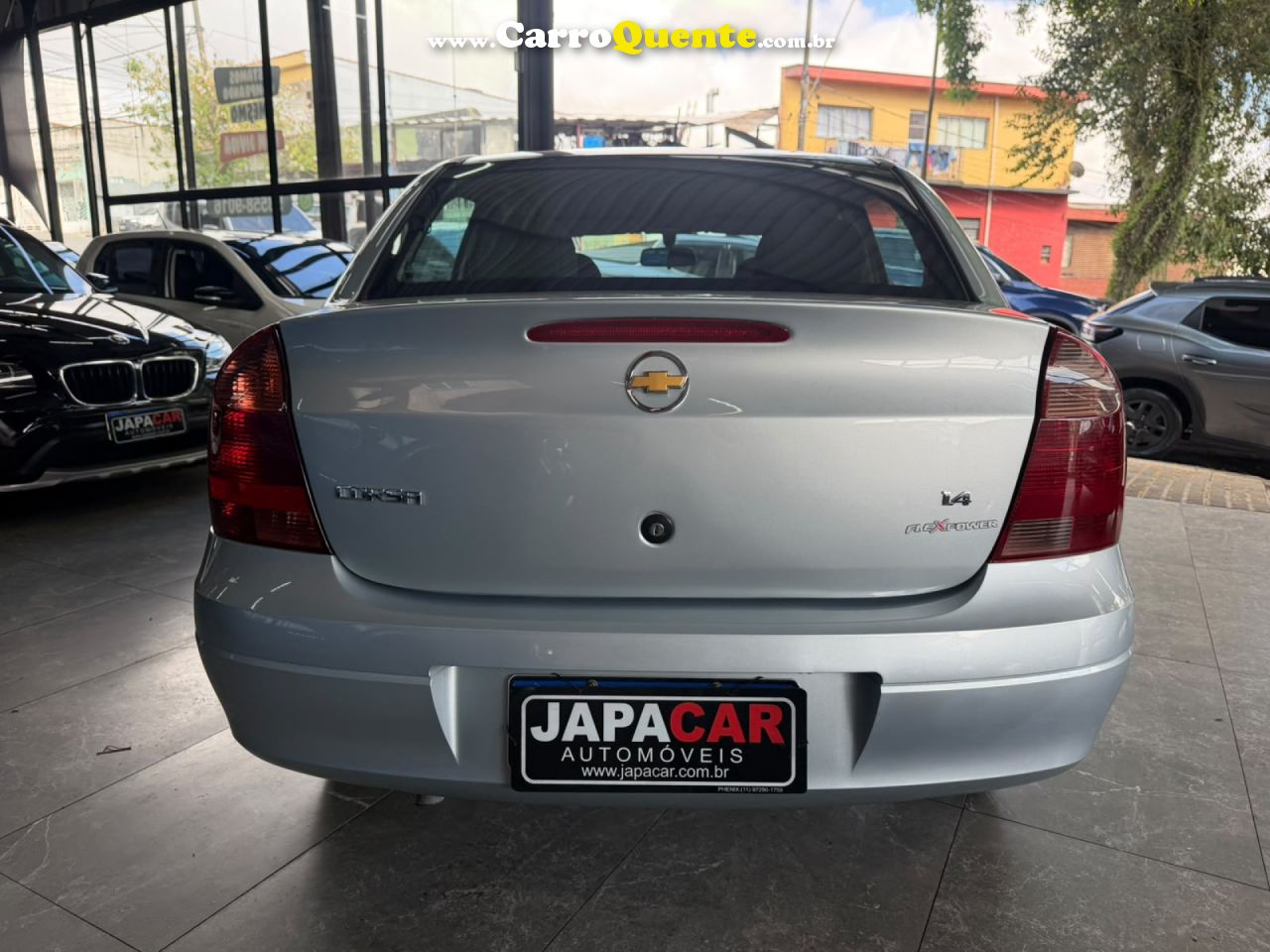 CHEVROLET   CORSA SED. PREMIUM 1.4 8V ECONOFLEX 4P   PRATA 2009 1.4 GASOLINA - Loja
