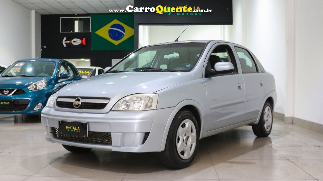 CHEVROLET   CORSA SED. PREMIUM 1.4 8V ECONOFLEX 4P   PRATA 2010 1.4 FLEX - Loja