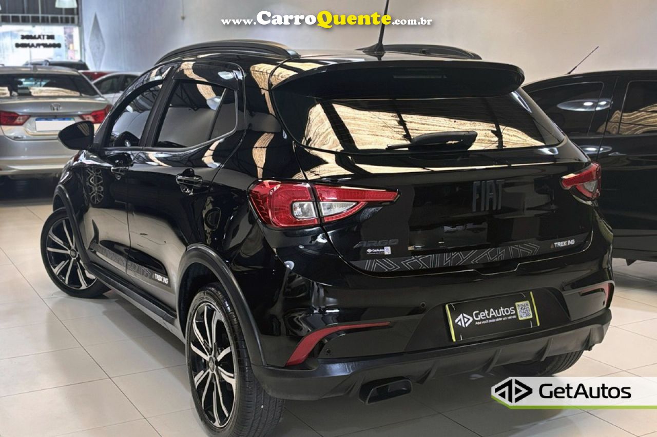 FIAT   ARGO TREKKING 1.3 8V FLEX   PRETO 2021 1.3 FLEX - Loja